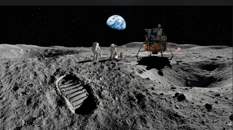Monumen Keabadian Tapak Kaki Manusia di Permukaan Bulan