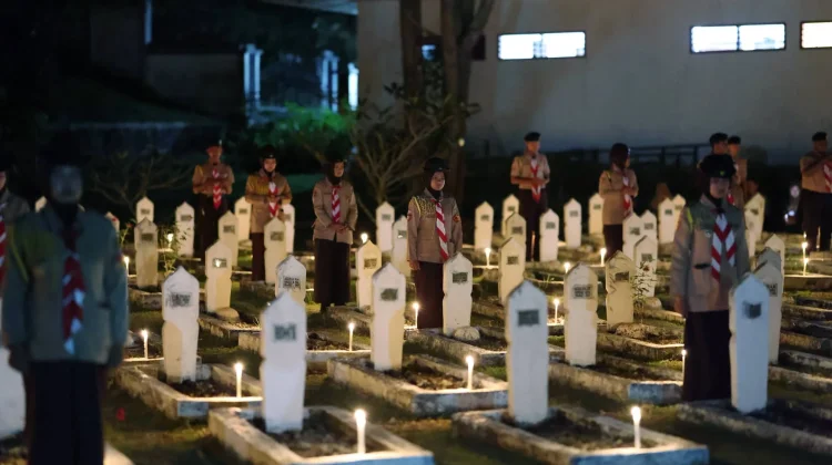 Wako-Wawako Solok Ikuti Apel Kehormatan dan Renungan Suci