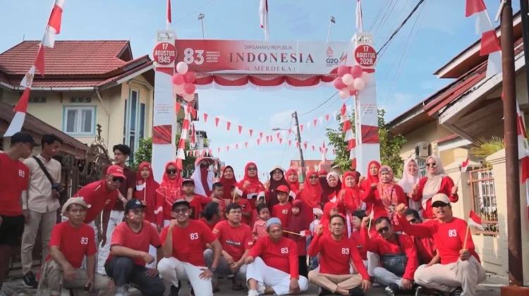 HUT ke-81 RI, Warga Gang Merdeka I Bangkitkan Gotong Royong