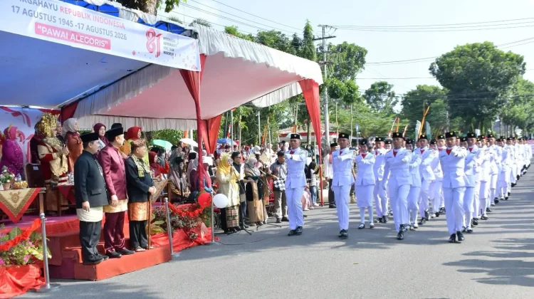 Pawai Alegoris Meriahkan HUT RI Ke-81 di Agam