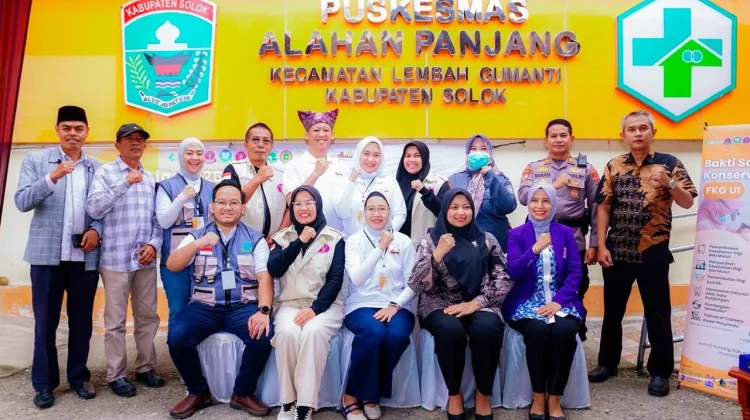 Bakti Sosial di Alahan Panjang oleh Departemen Konservasi Gigi FKG UI