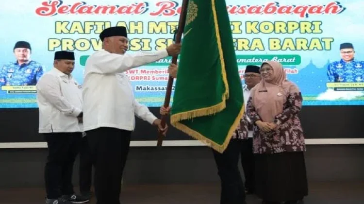 Gubernur Mahyeldi Lepas Kafilah Sumbar menuju MTQ VIII Korpri Tingkat Nasional