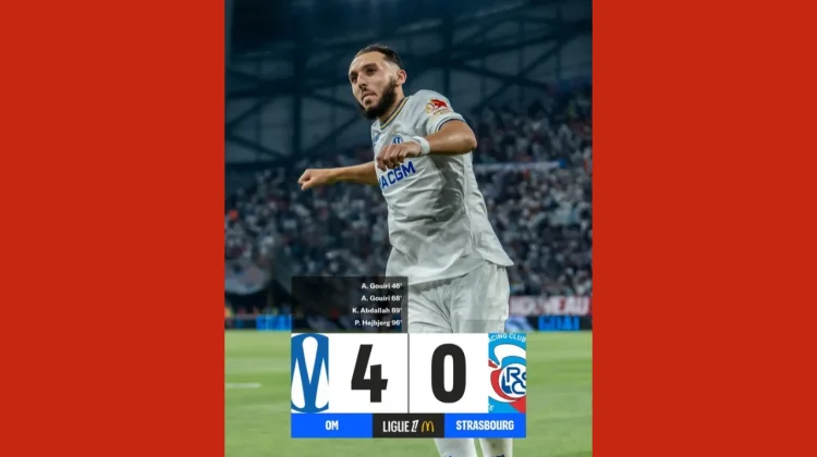 Marseille Tekuk Strasbourg Empat Gol tanpa Balas