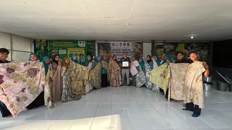 Batik Ecoprint Jadi Jalan PKK Salibutan Bangkit dari Dampak Bencana