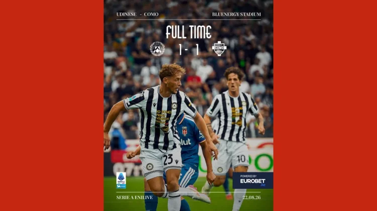 Udinese vs Imbang di Laga Perdana Serie A