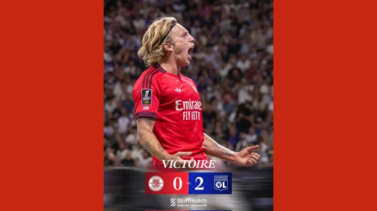 Lyon Taklukkan Toulouse lewat Dua Gol Telat