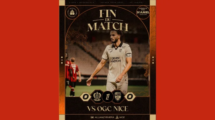Nice dan Lorient Berbagi Poin tanpa Gol