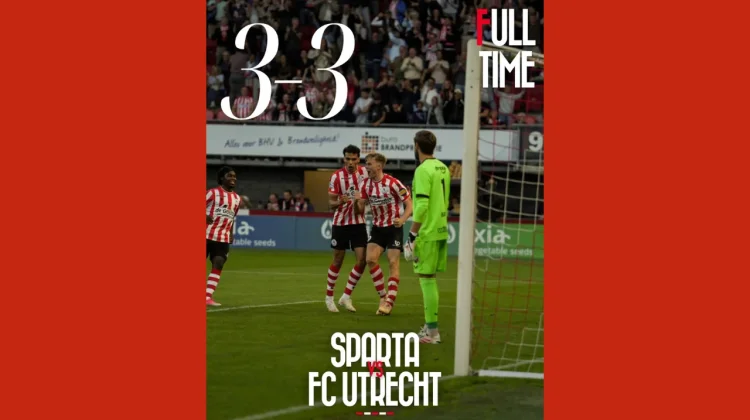 Drama Enam Gol Warnai Duel Sparta Utrecht