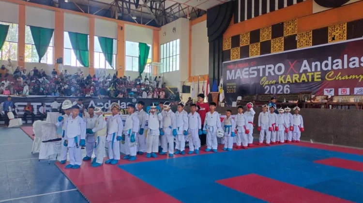 1.000 Karateka Ikuti Kejuaraan Karate Open Championship 2026 di Padang