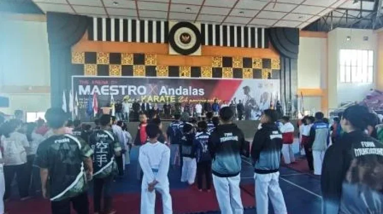 Kejuaraan Karate di Padang Jadi Ajang Persiapan Atlet Pemanasan Porprov
