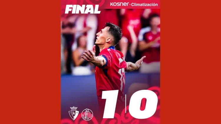 Budimir Bawa Osasuna Tekuk Getafe di El Sadar