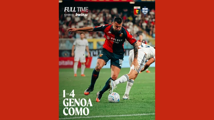 Como Bangkit, Genoa Tumbang Empat Gol