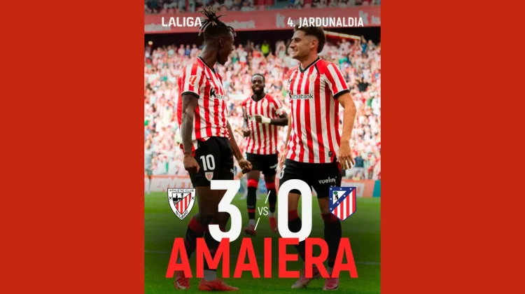 Bilbao Bungkam Atletico Madrid dengan Tiga Gol