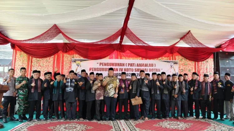 Pengurus KAN IV Koto Sungai Rotan Periode 2025-2030 Dikukuhkan