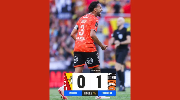 Lorient Curi Kemenangan Tipis di Markas Lens