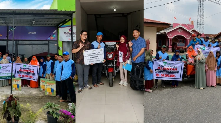 Pegadaian Salurkan Bantuan Alsintan untuk 21 Hektare Lahan di Agam