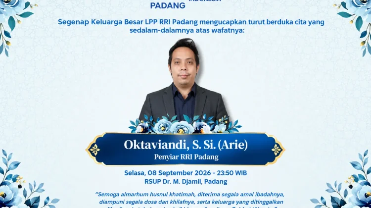 RRI Padang Berduka, Salah Satu Penyiar Terbaik "Arie Oktaviandi" Berpulang
