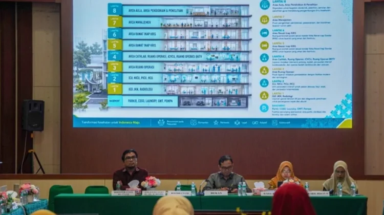 RSUP M. Djamil Padang Siapkan Masterplan Baru Mulai 2027
