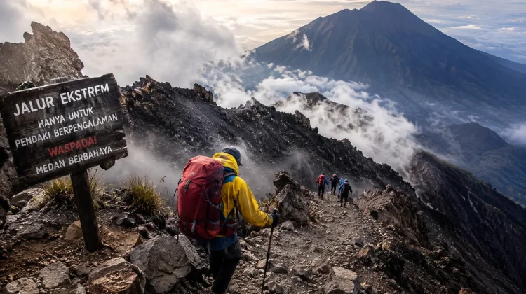 Menaklukkan Jalur Ekstrem: Tantangan Berat Pendakian Gunung di Indonesia