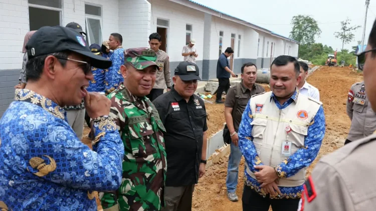 Pemko Padang Bersama Satgas PRR Tinjau Pembangunan 340 Huntap di Balai Gadang