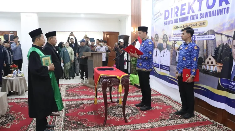 Yufron Resmi Pimpin Perumda Air Minum Sawahlunto 2026–2031