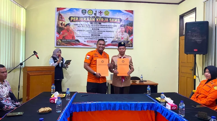 Pramuka Pasbar Gandeng Basarnas Bentuk SAKA SAR