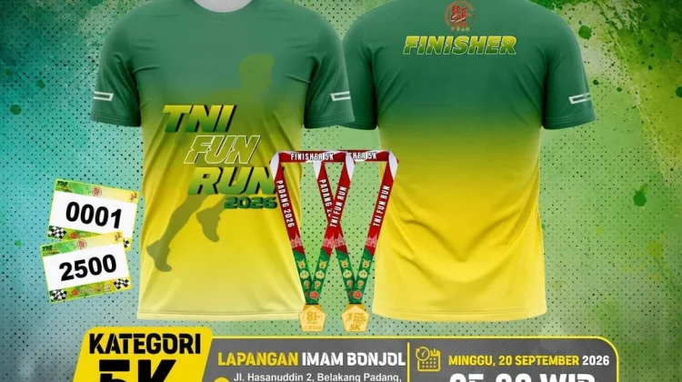 TNI Fun Run, Bukti Kebersamaan TNI dan Masyarakat dalam Satu Panggung Olahraga