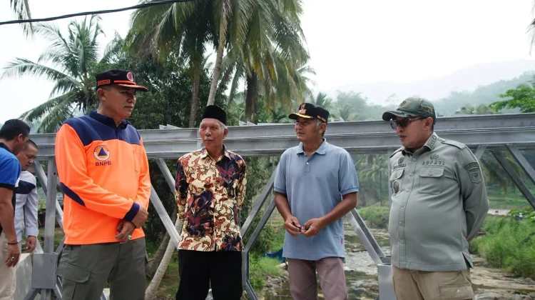 Jembatan Bailey Tanjung Anau Dibangun, Akses Warga Dipulihkan