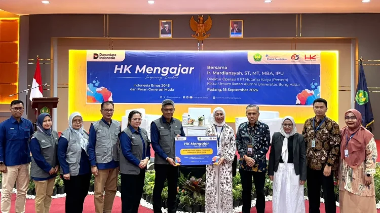 "Hutama Karya Mengajar" Hadir di UBH, Bekali Mahasiswa menuju Indonesia Emas 2045