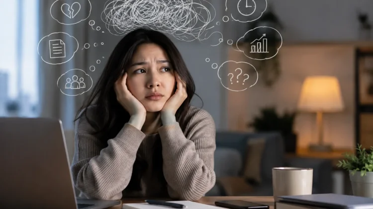 Dampak Overthinking bagi Kesehatan Tubuh ketika Pikiran Tak Mau Berhenti