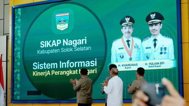 SIKAP Nagari Diluncurkan, Solsel Perkuat Pemerintahan Berbasis Kinerja