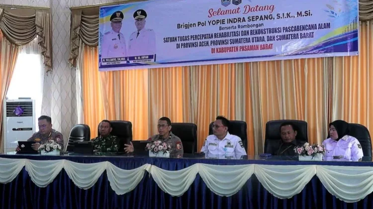 Rehabilitasi Pascabencana Pasbar Didorong Semakin Cepat