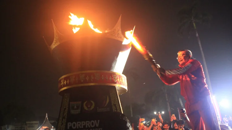 Api Obor Dinyalakan, Porprov XVI Sumbar Resmi Dibuka