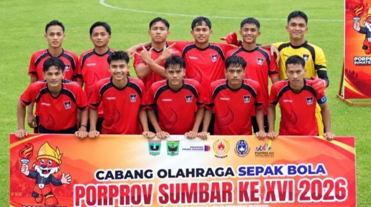 Enam Laga Warnai Hari Pertama Sepak Bola Porprov Sumbar