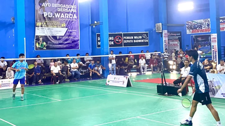 Cabor Bulutangkis Porprov XVI Sumatera Barat Resmi Bergulir di Padang