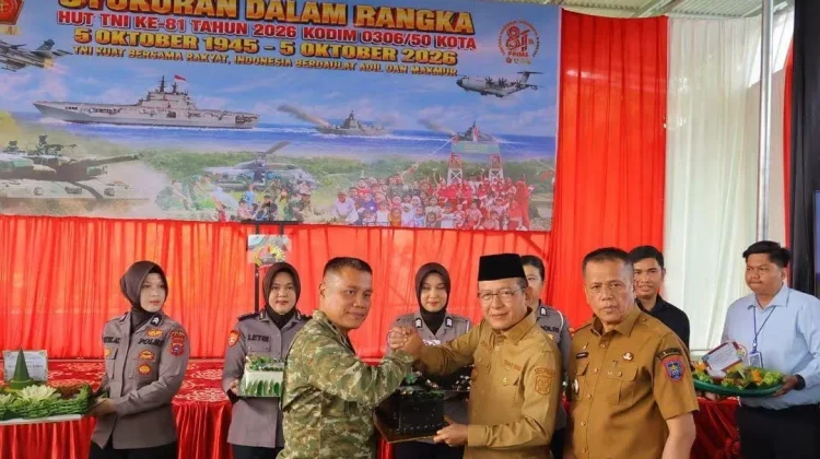 HUT Ke-81 TNI, Wako Zulmaeta Tegaskan Kemanunggalan Kawal Pembangunan dan Keamanan