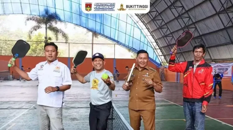 Wako Bukittinggi Buka Pelaksanaan Cabor Pickleball