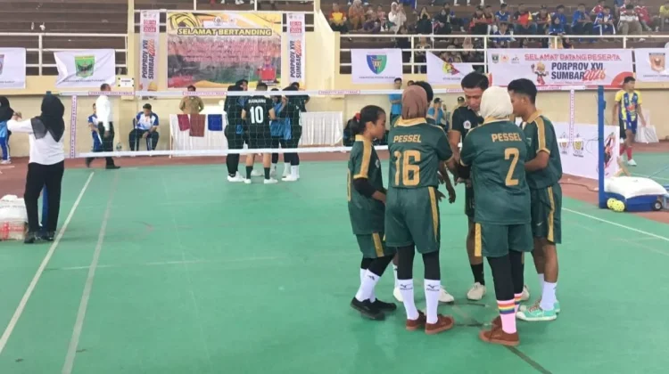 Tim Sepak Takraw Pessel Sumbang Perunggu Porprov XVI