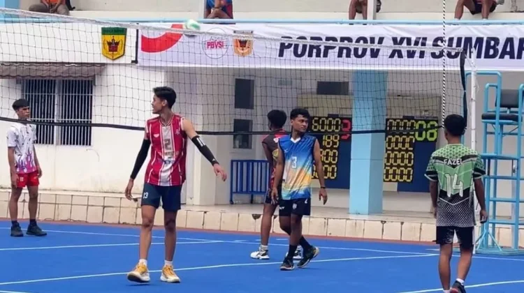 Sejumlah Atlet Voli Kabupaten/Kota Porprov Sumbar Mulai Matangkan Persiapan