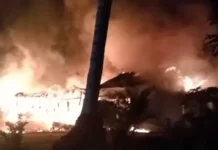 Satu Rumah Permanen di Jorong Lintang Selatan Pasbar Habis Terbakar