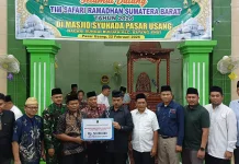 Tim Safari Ramadan Pemprov Sumbar Kunjungi Masjid Syuhada Batang Anai