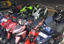 11 Motor Balap Liar di Jalan Baru Pantai Air Manis Padang, Disita Polisi