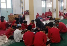 Pelajar Aktif Ikut Pesantren Ramadan di Masjid Raya Ganting
