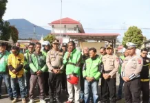 Polresta Bukittinggi Rangkul Driver Ojek Perkuat Sinergi Jaga Kamseltibcarlant