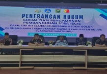 Kejari Solok Menggelar Penerangan Hukum Jaksa Sahabat Guru
