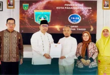 Pemko Padang Panjang Raih Opini Kualitas Tinggi