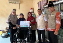 Baznas–PKK Padang Panjang Ringankan Beban Korban Kecelakaan