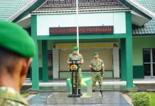 Kodim 0308/Padang Pariaman Gelar Upacara Pindah Satuan Anggota