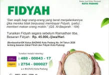 Baznas Padang Imbau Warga Lunasi Fidyah