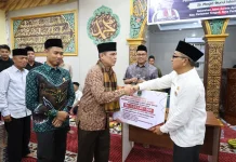 Safari Ramadan, Sekdaprov Sumbar Kunjungi Masjid Nurul Islam Jalan Kereta